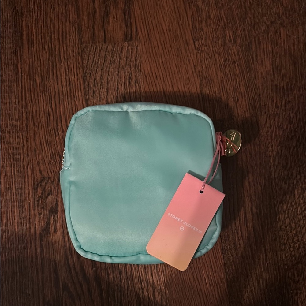Stoney Clover Lane Aqua Cosmetic Bag